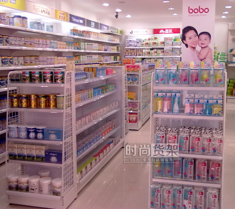 母嬰店貨架_奶粉貨架